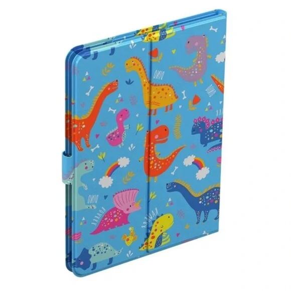 Kids Universal Tablet Case (7-11in) Dinosaur Folio w/Stand & Screen Cove - Picture 2 of 4